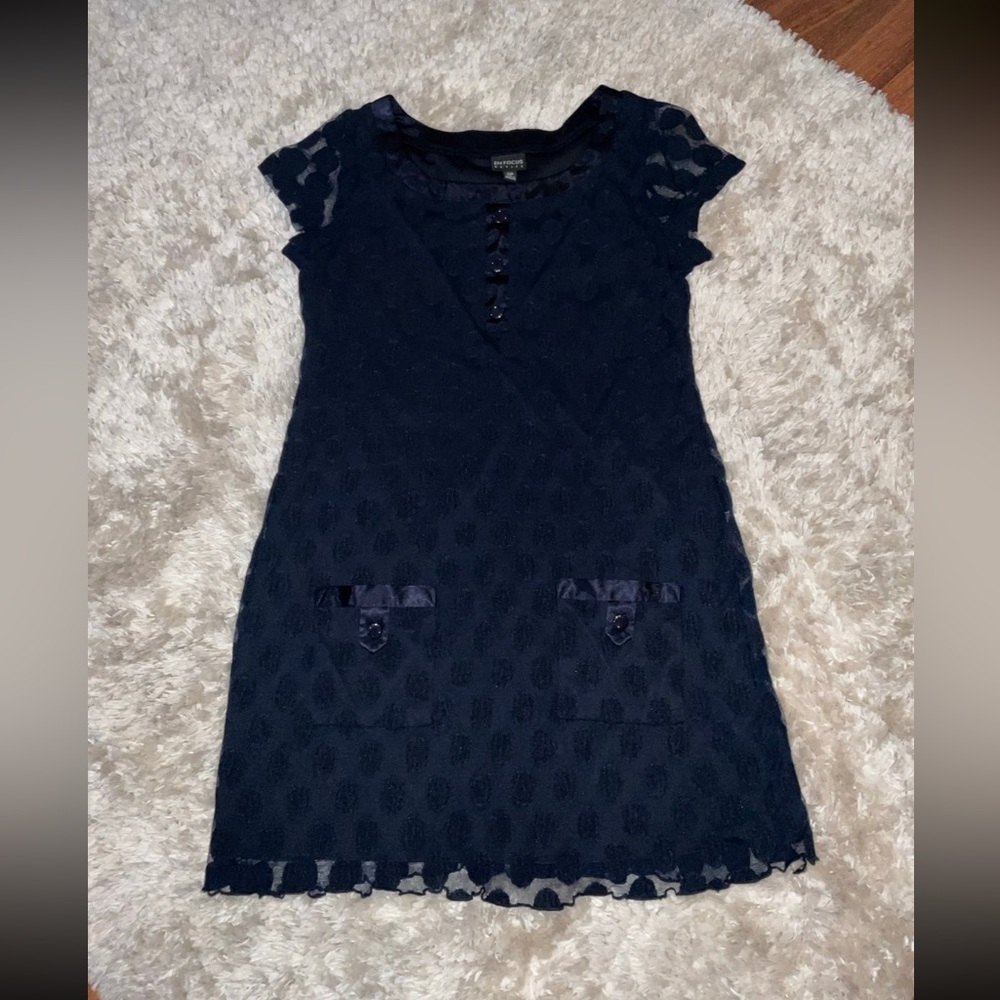 EnFocus Polka Dot Mini Dress size 12P